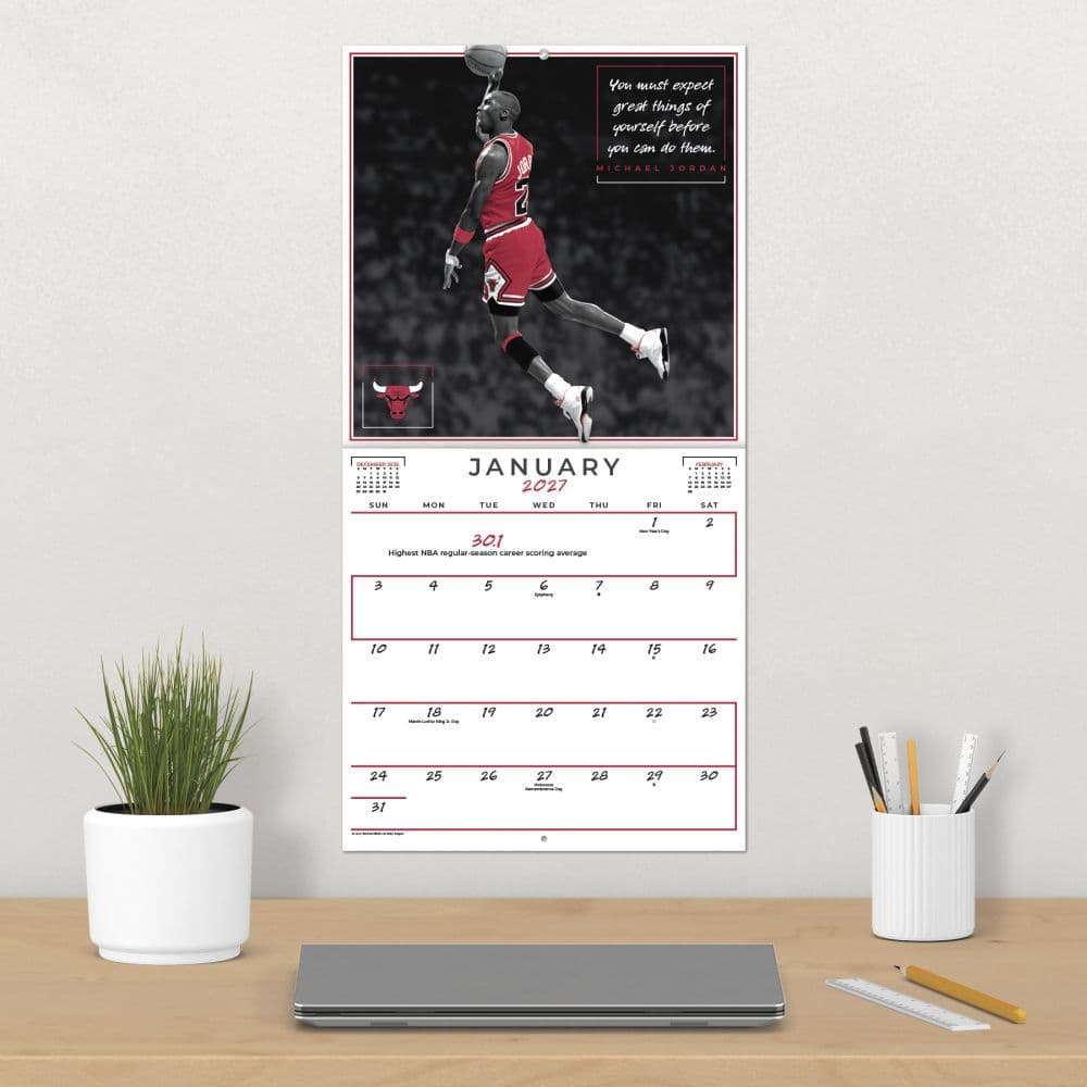 Michael Jordan 2027 Wall Calendar - Calendars.com
