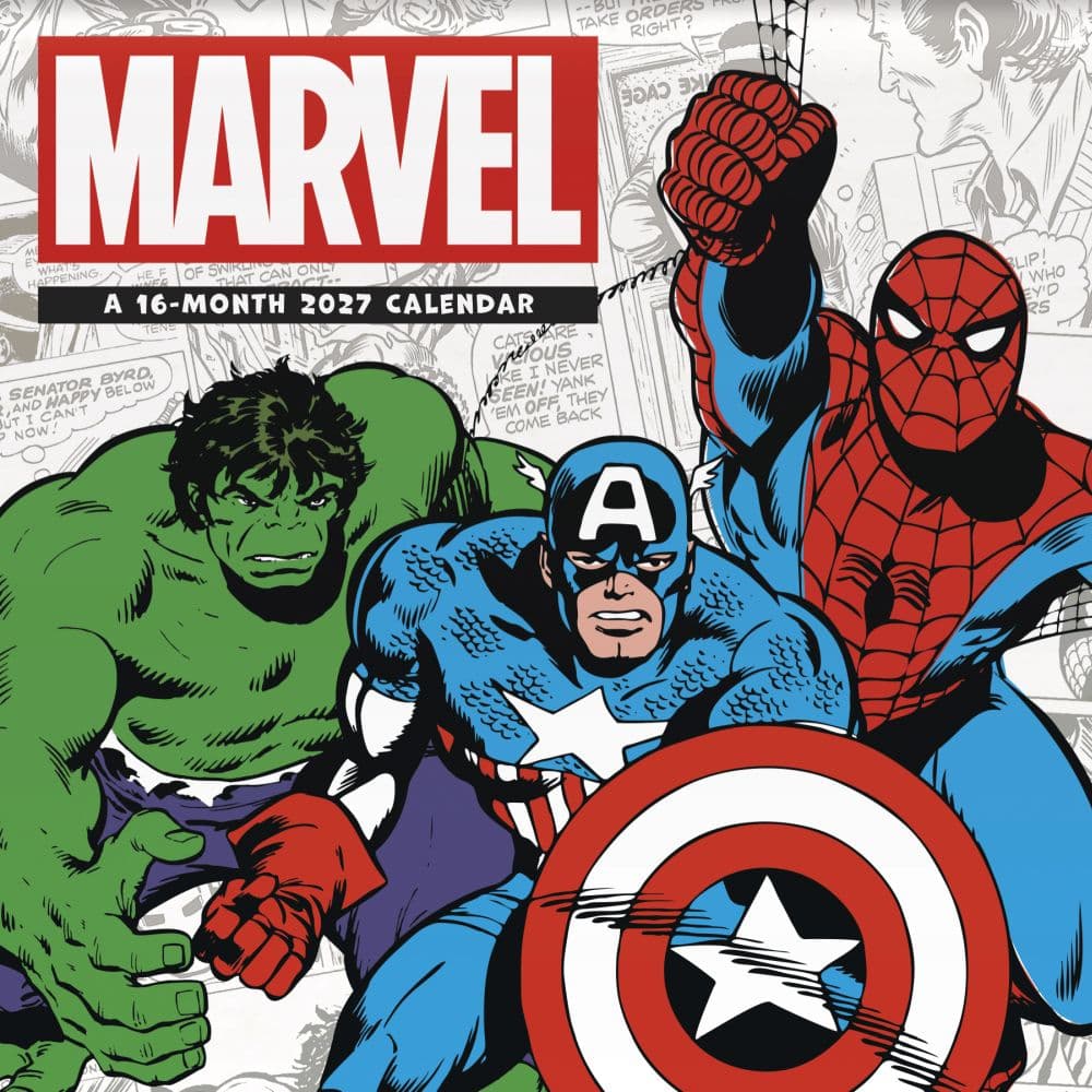 Marvel Comics 2027 Wall Calendar Main Product Image