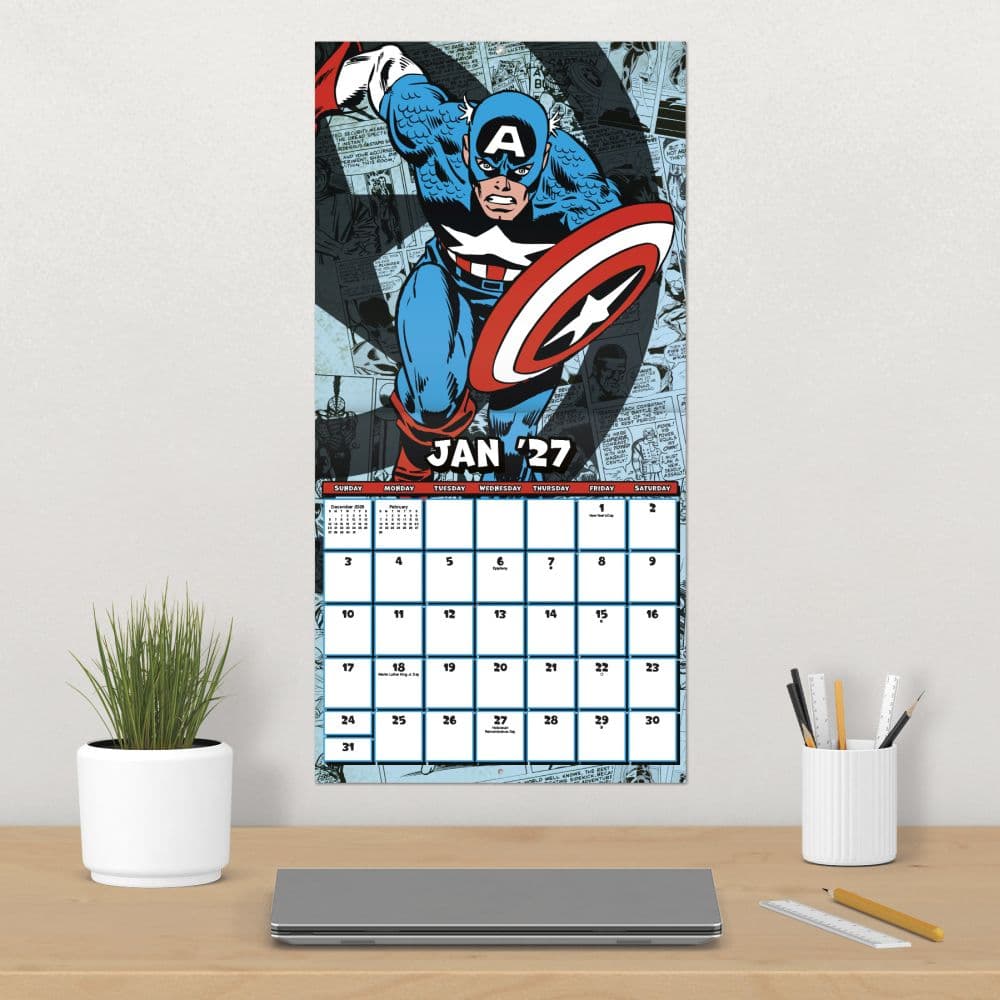 Marvel Comics 2027 Wall Calendar Fourth Alternate Image