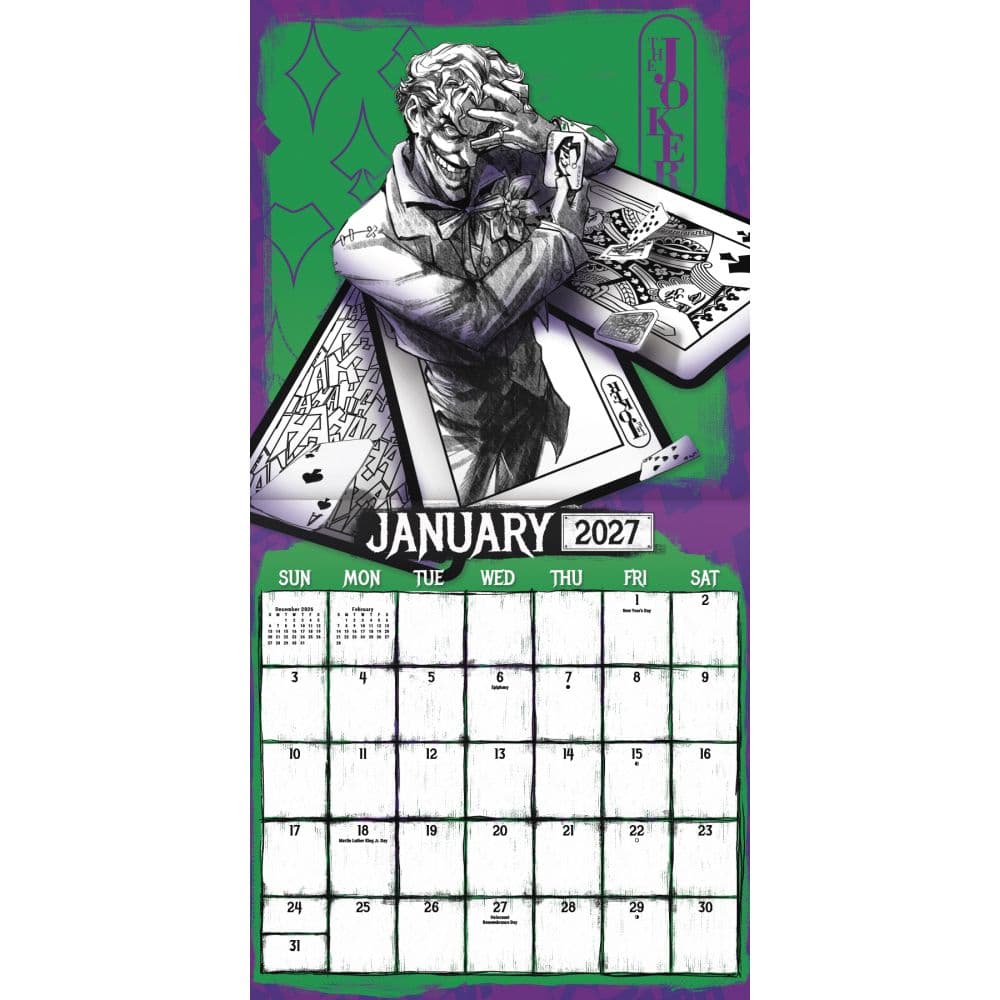 Joker 2027 Wall Calendar First Alternate Image