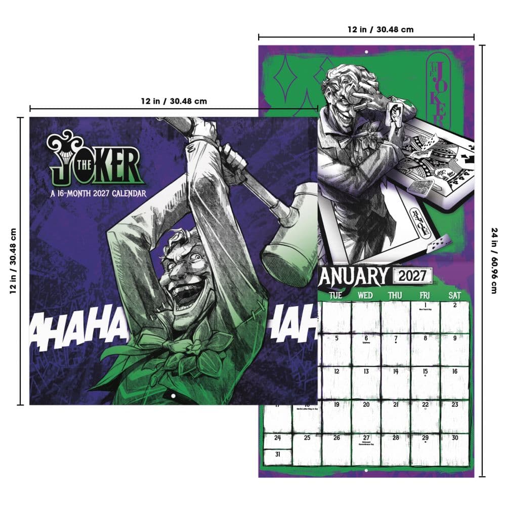 Joker 2027 Wall Calendar Sixth Alternate Image