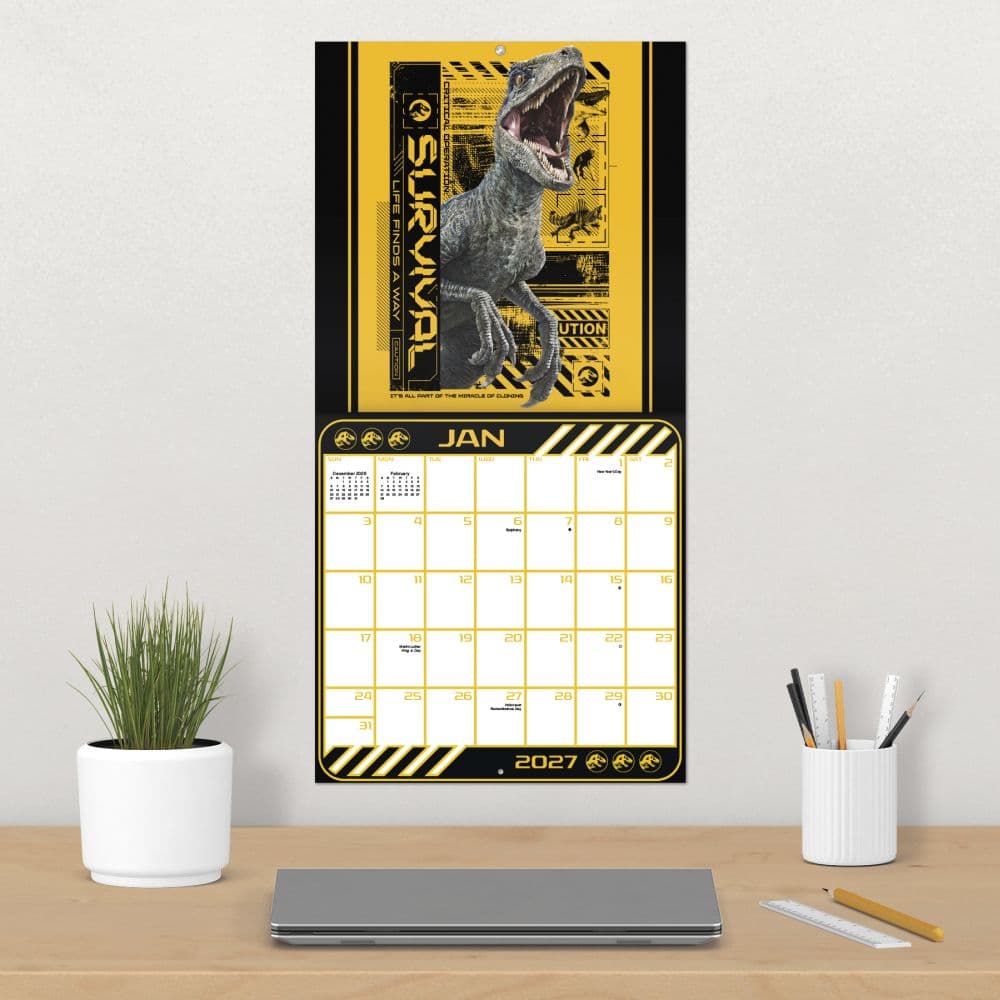 Jurassic World 2027 Wall Calendar Fourth Alternate Image