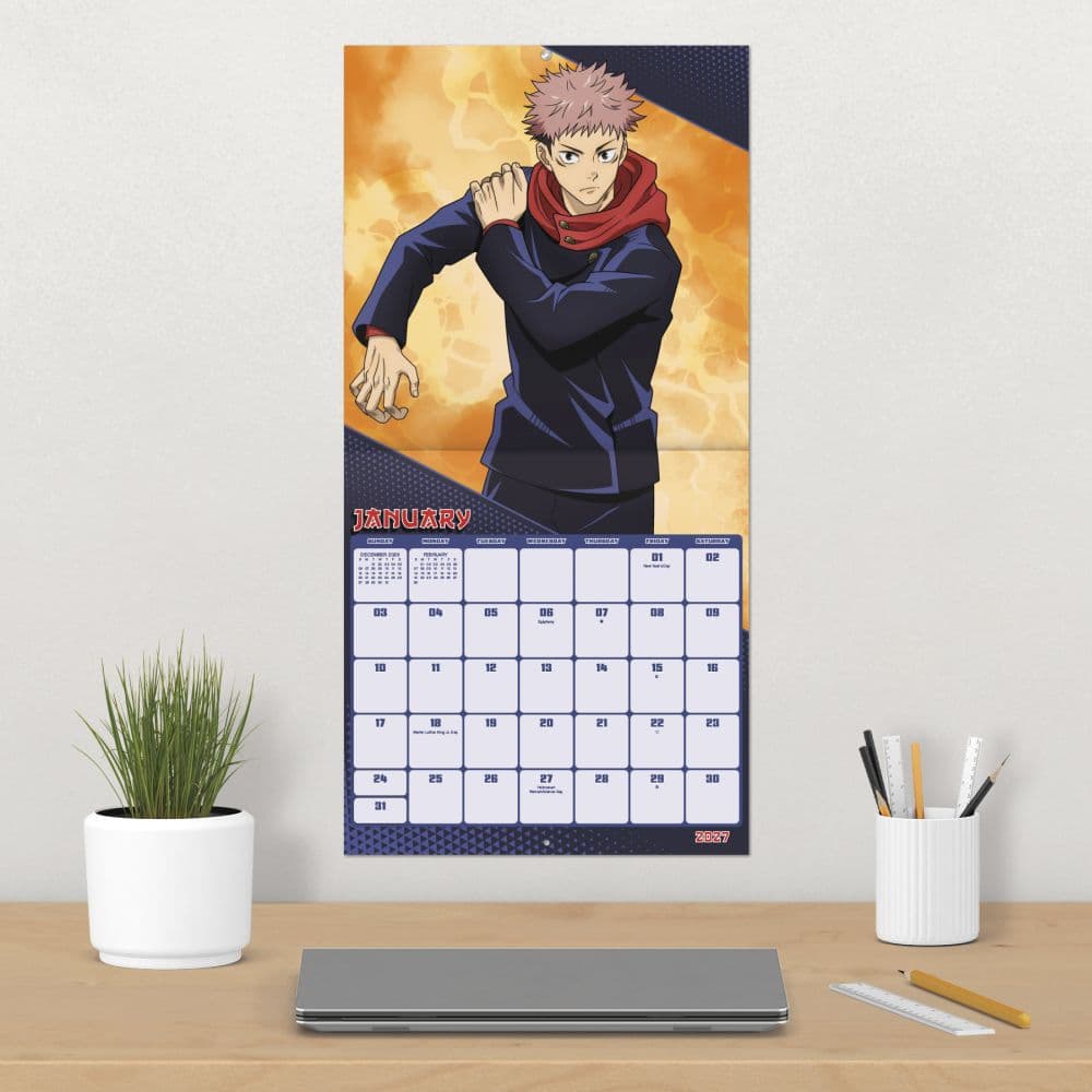 Jujutsu Kaisen 2027 Wall Calendar Fourth Alternate Image