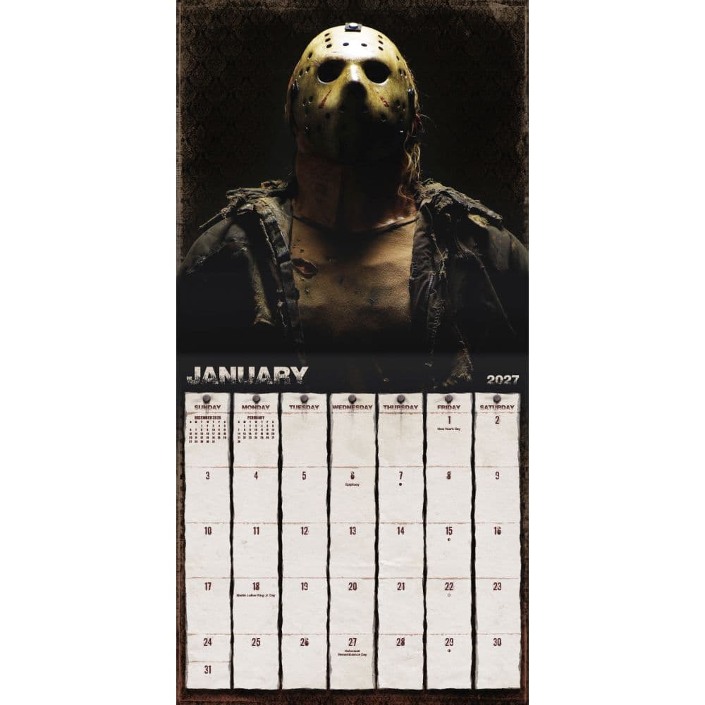 Horror Collection 2027 Wall Calendar First Alternate Image
