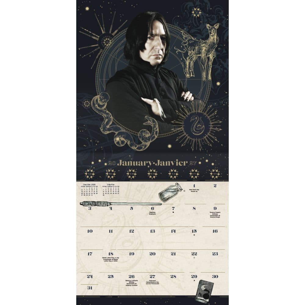 Harry Potter Bilingual French 2027 Wall Calendar First Alternate Image
