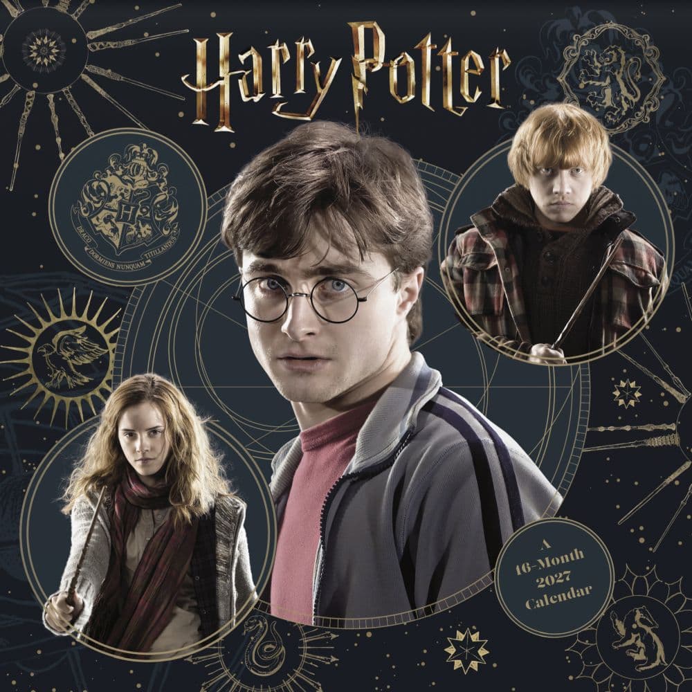 Harry Potter 2027 Wall Calendar - Calendars.com