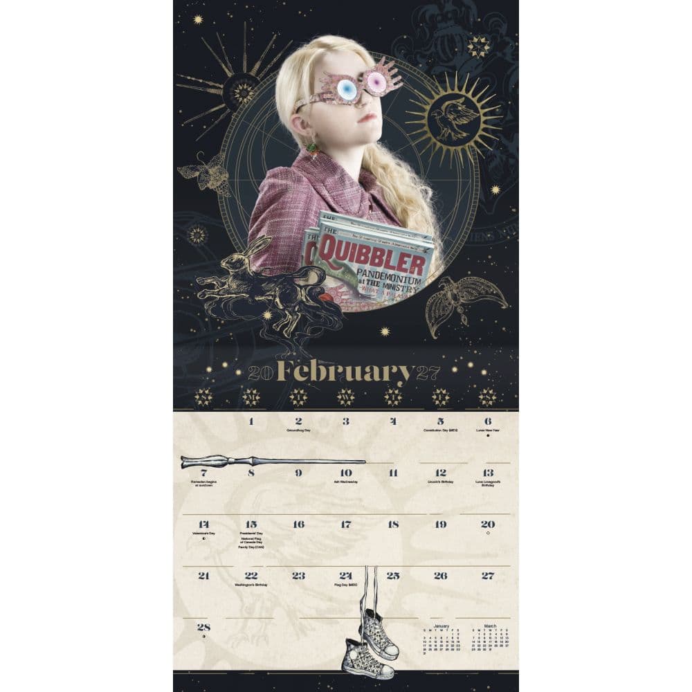 Harry Potter 2027 Wall Calendar Second Alternate Image