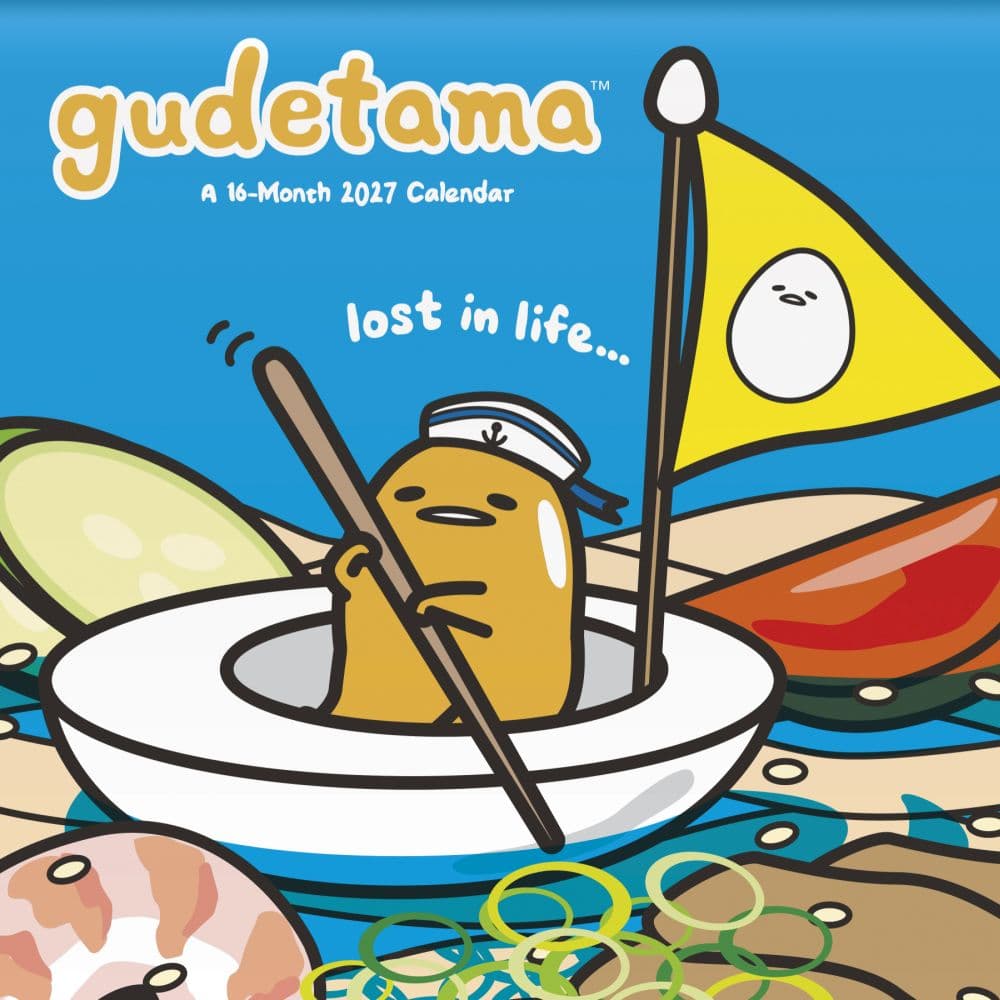 Gudetama 2027 Wall Calendar