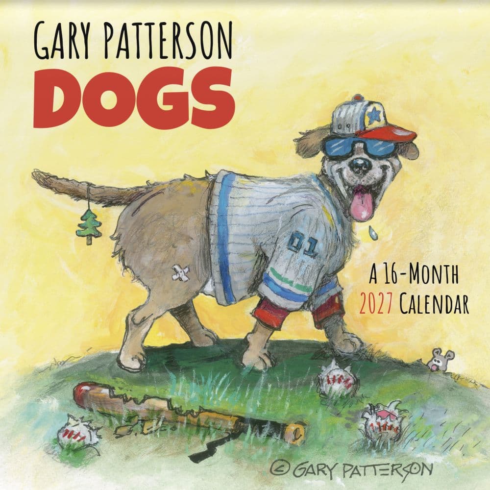 Gary Patterson Dogs 2027 Wall Calendar