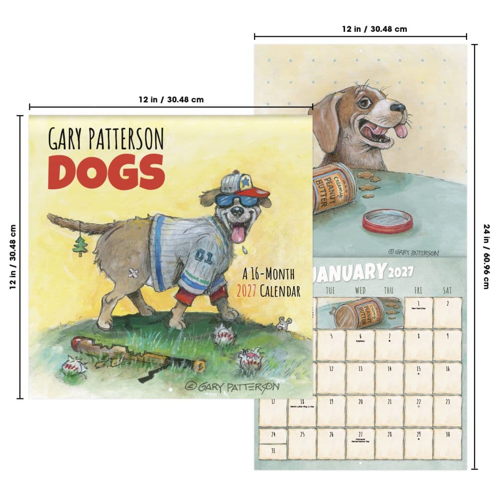 Gary Patterson Dogs 2027 Wall Calendar Sixth Alternate Image