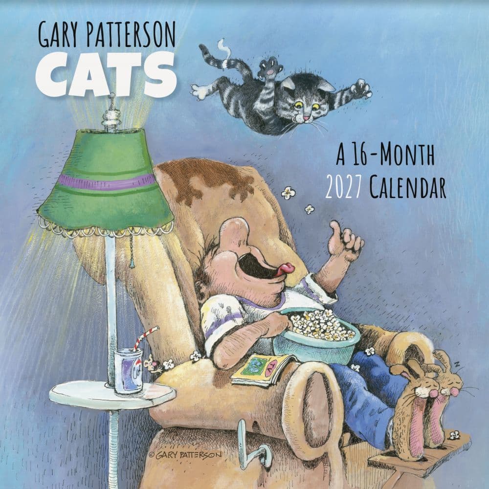 image Gary Patterson Cats 2027 Wall Calendar Main Product Image