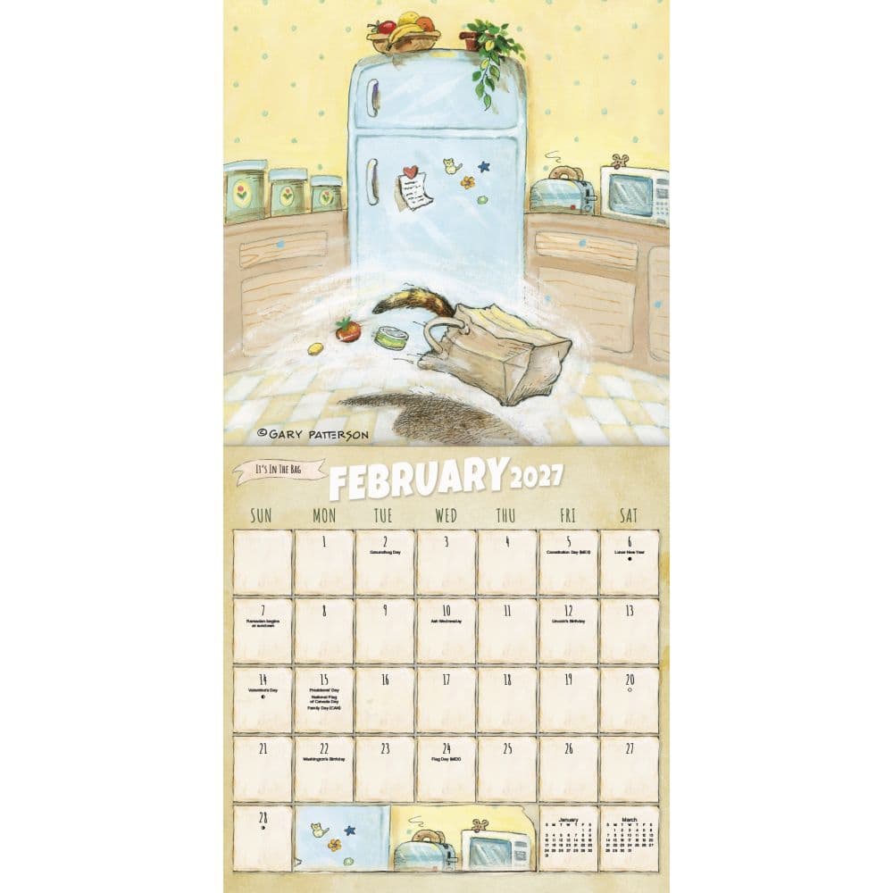 Gary Patterson Cats 2027 Wall Calendar Second Alternate Image