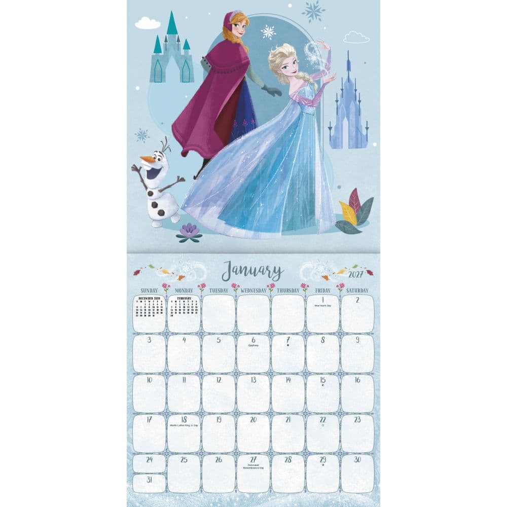 Frozen 2027 Wall Calendar First Alternate Image