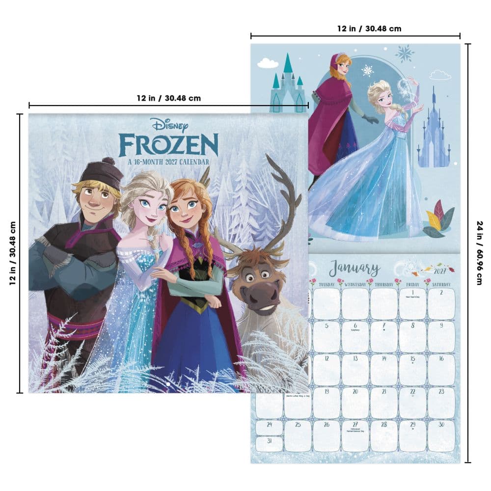 Frozen 2027 Wall Calendar Sixth Alternate Image