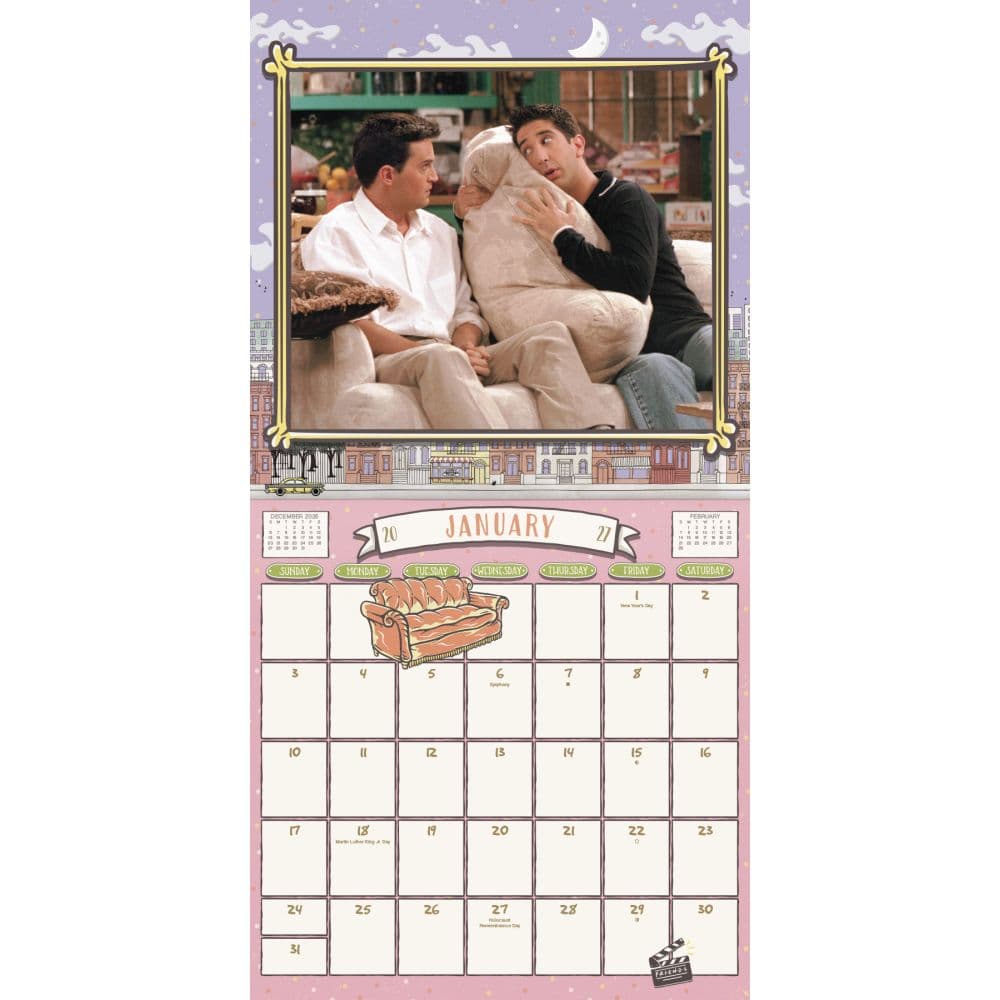 Friends 2027 Wall Calendar First Alternate Image