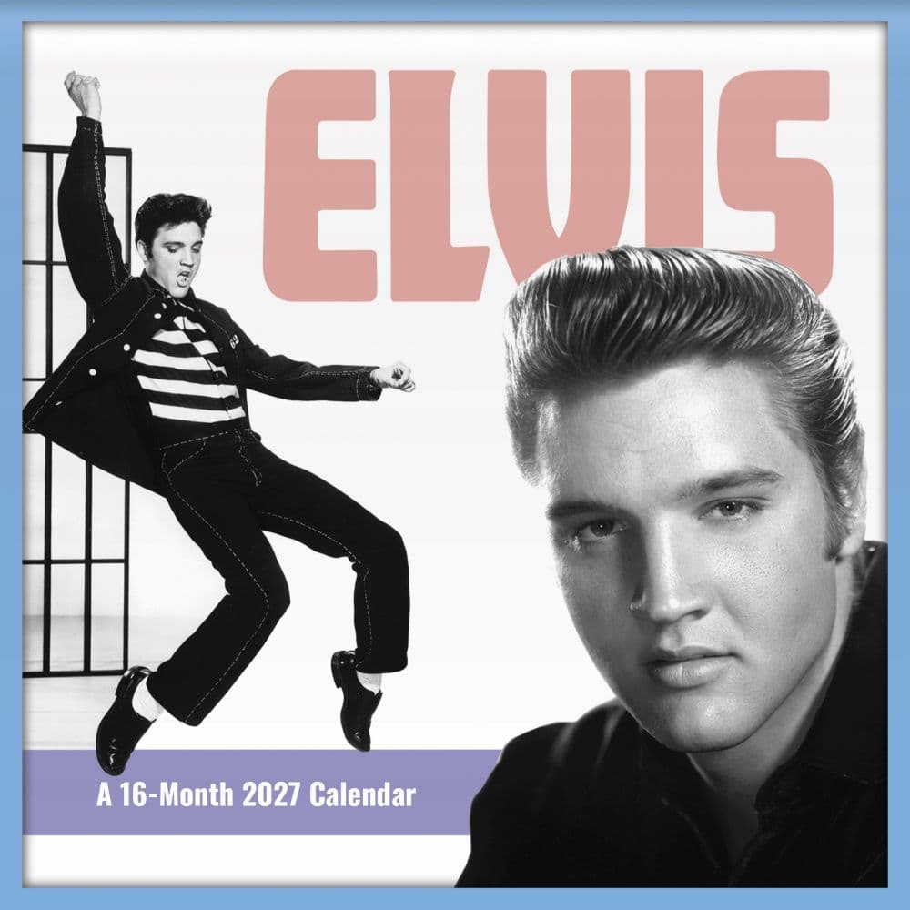 Elvis Presley 2027 Wall Calendar Main Product Image