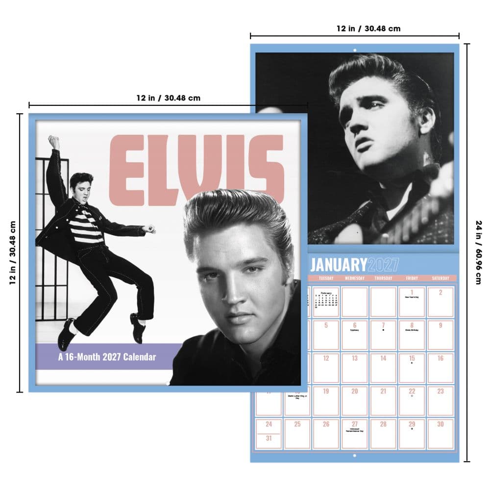 Elvis Presley 2027 Wall Calendar Sixth Alternate Image