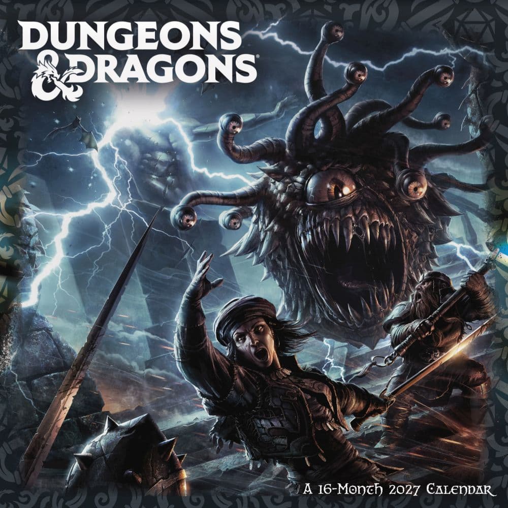 Dungeons and Dragons Classic 2027 Wall Calendar Main Product Image