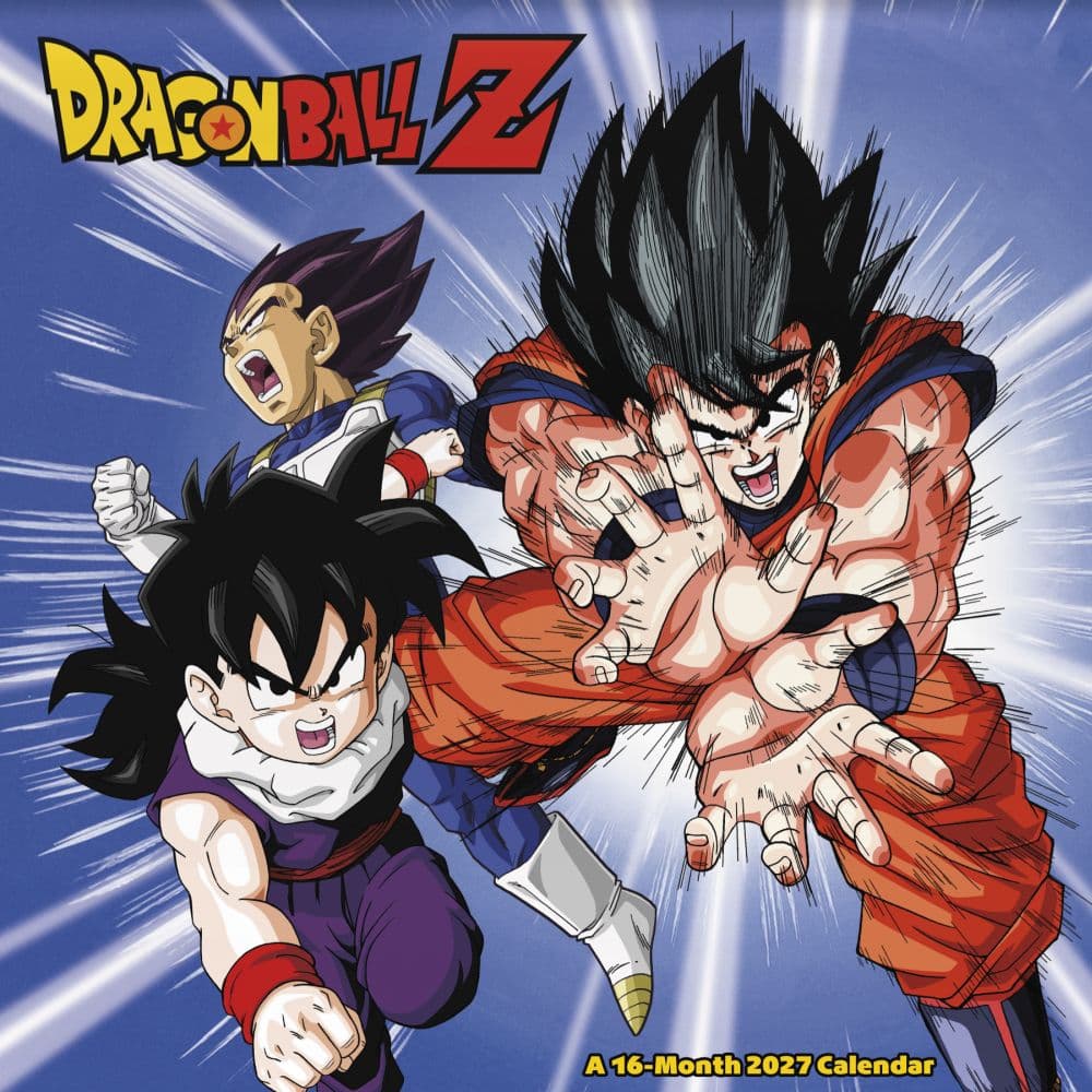 Dragon Ball Z 2027 Wall Calendar - Calendars.com