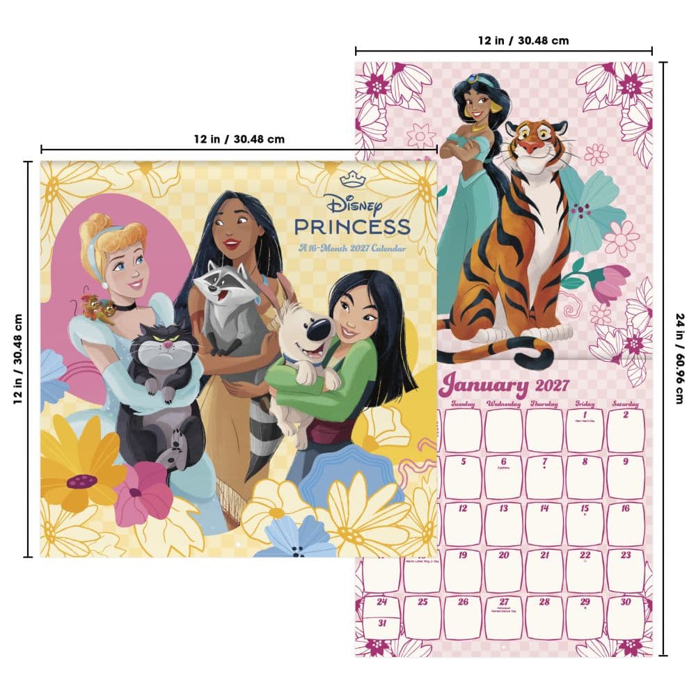 Disney Princess 2027 Wall Calendar Sixth Alternate Image