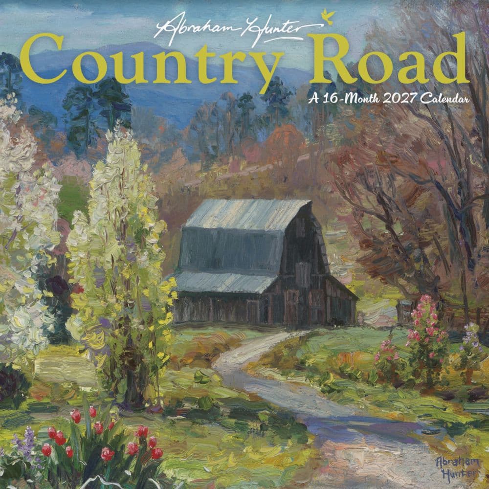 Country Road Abraham Hunter 2027 Wall Calendar Main Product Image