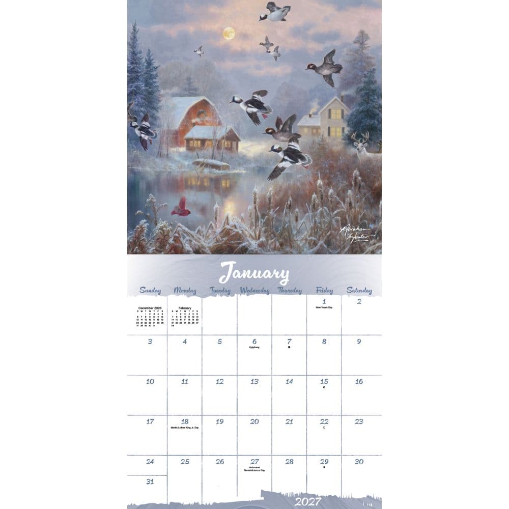 Country Road Abraham Hunter 2027 Wall Calendar First Alternate Image