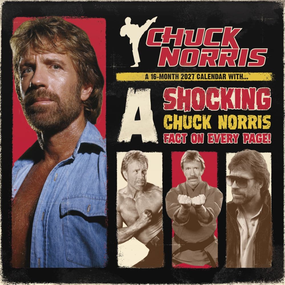 image Chuck Norris 2027 Wall Calendar Main Product Image
