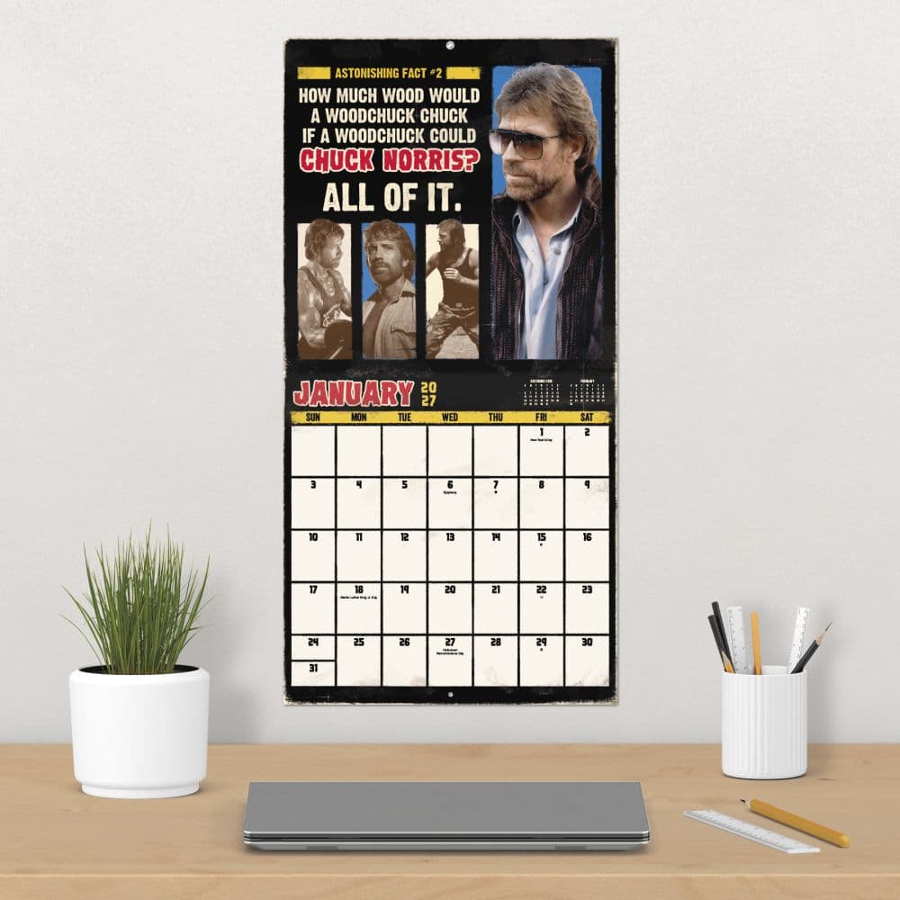 Chuck Norris 2027 Wall Calendar Fourth Alternate Image