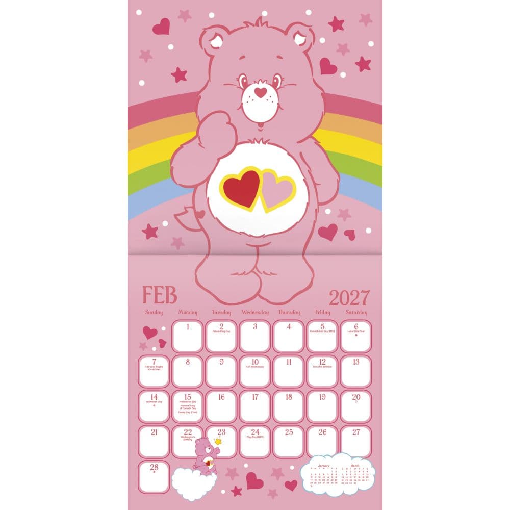 Care Bears 2027 Wall Calendar Second Alternate Image