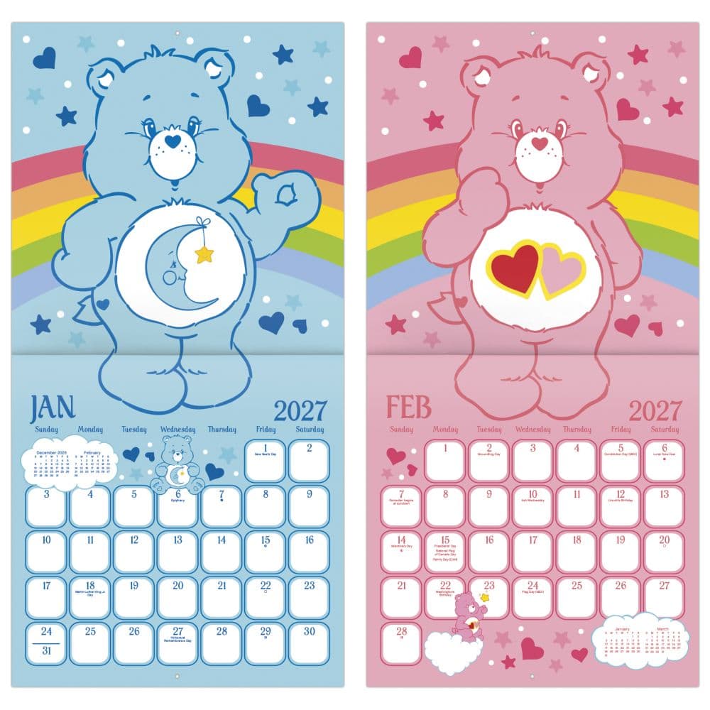 Care Bears 2027 Wall Calendar Fifth Alternate Image