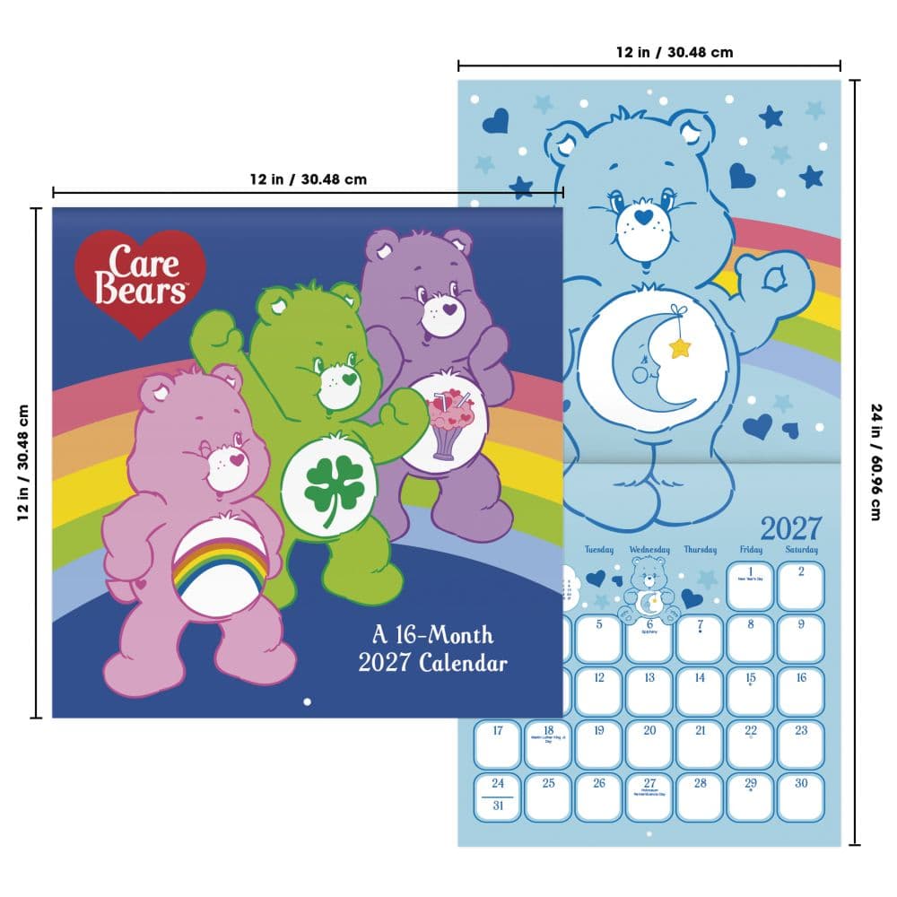 Care Bears 2027 Wall Calendar Sixth Alternate Image