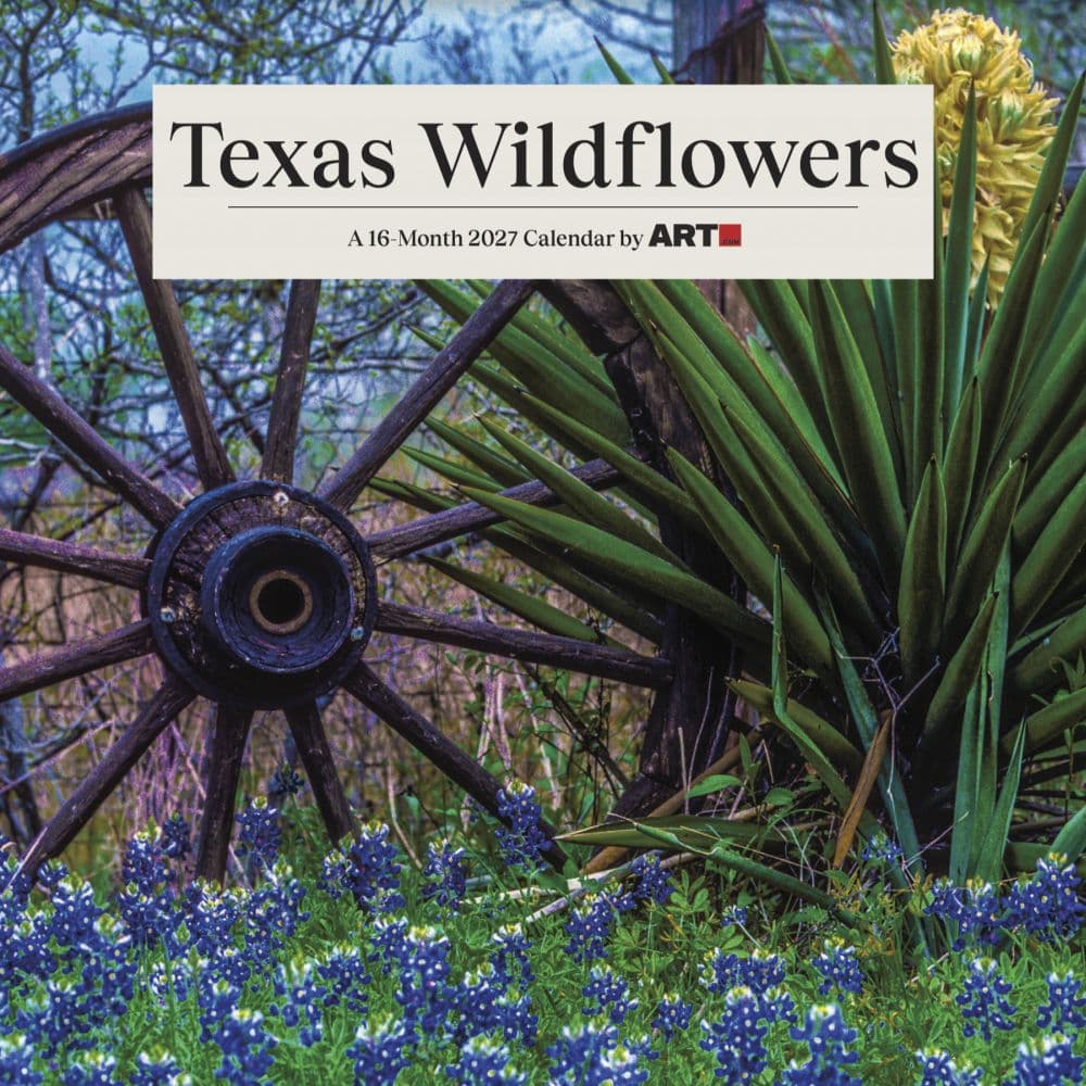 image Texas Wildflowers 2027 Wall Calendar Main Product Image