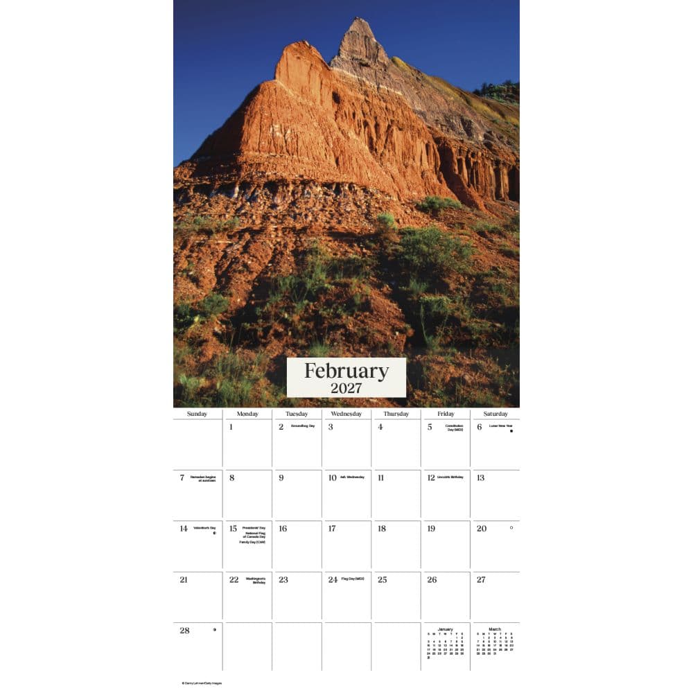 Texas 2027 Wall Calendar Second Alternate Image