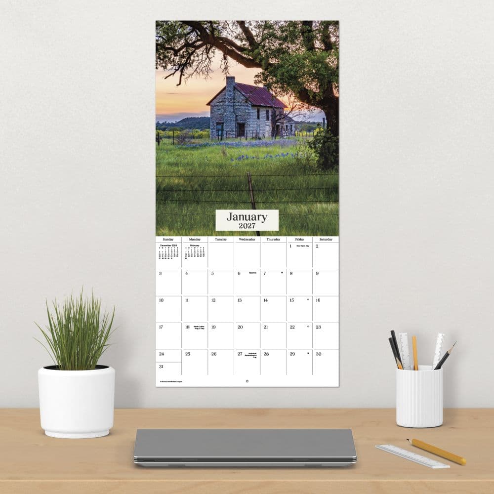 Texas 2027 Wall Calendar Fourth Alternate Image