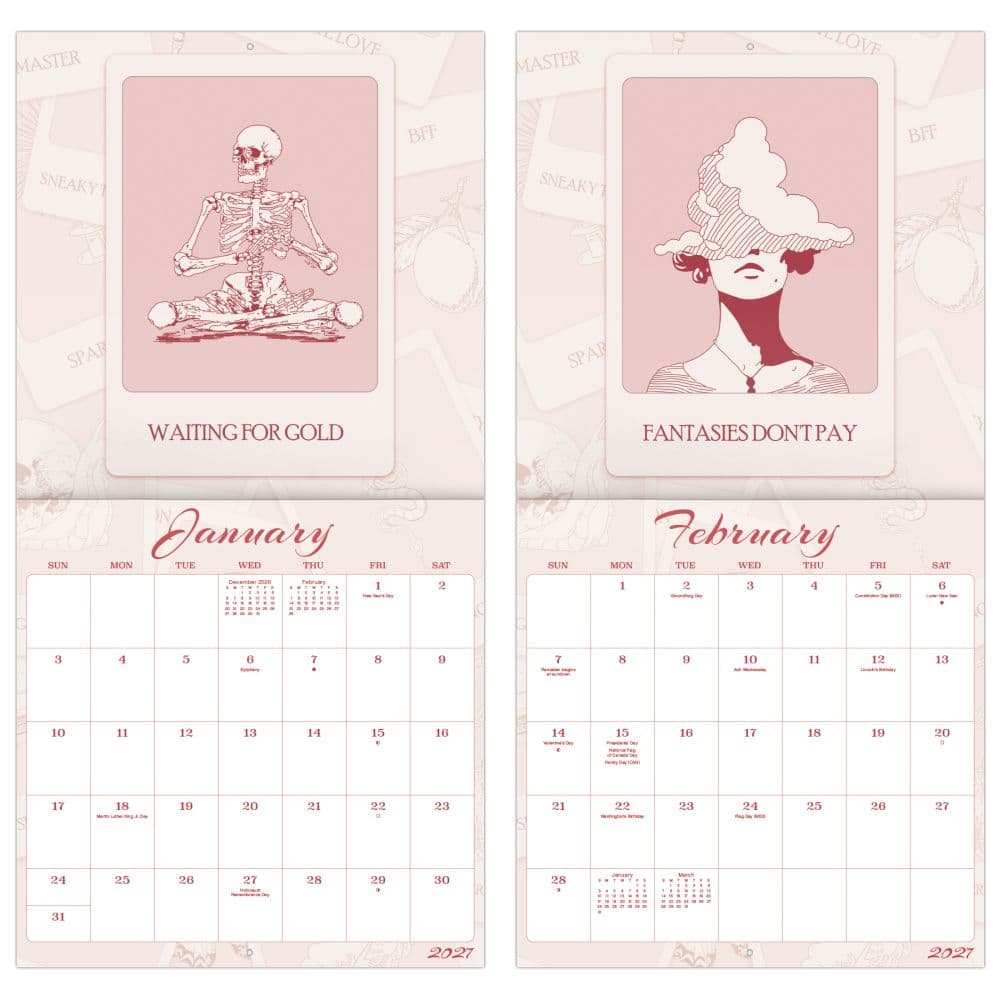 Tarot 2027 Wall Calendar Fifth Alternate Image