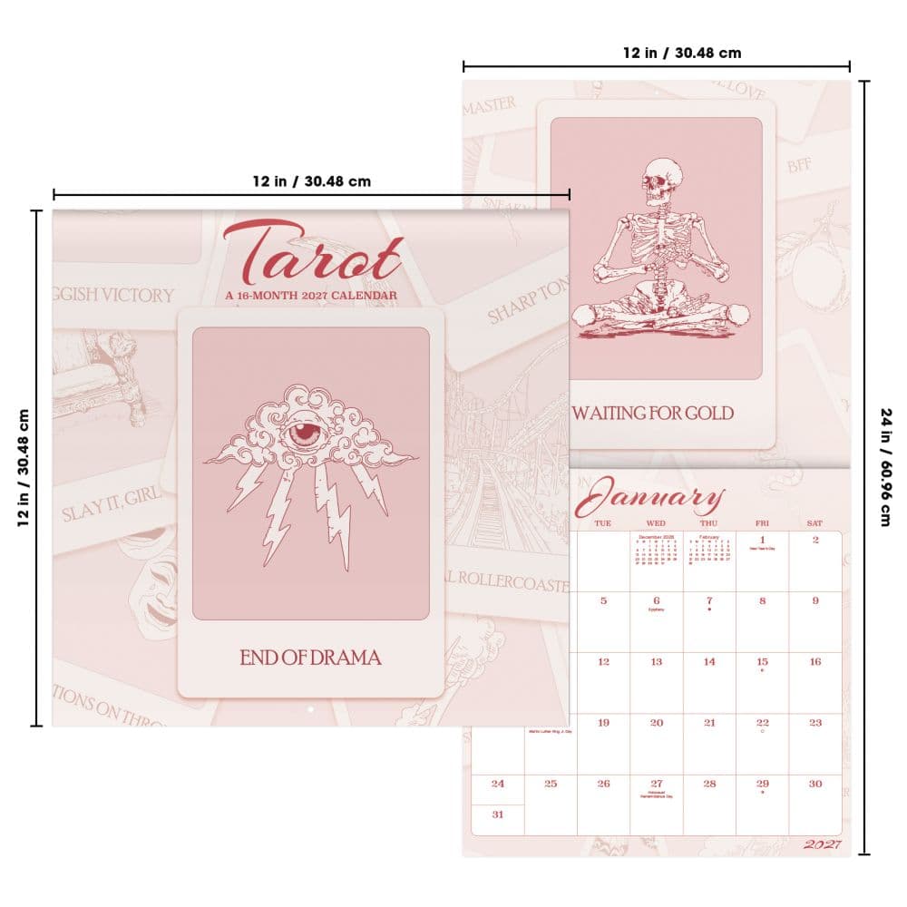 Tarot 2027 Wall Calendar Sixth Alternate Image