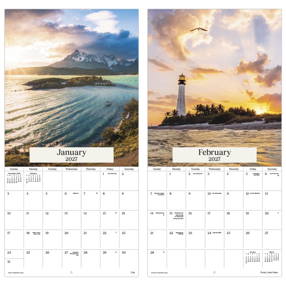 Sunsets 2027 Wall Calendar Fifth Alternate Image