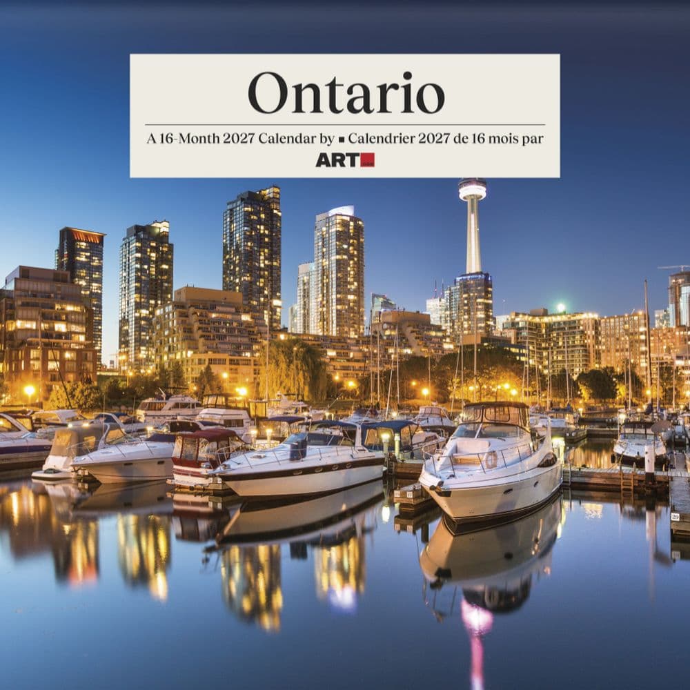 image Ontario Bilingual French 2027 Wall Calendar Main Product Image