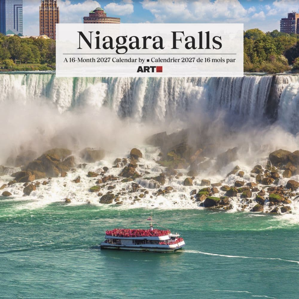 Niagara Falls Bilingual French 2027 Wall Calendar Main Product Image