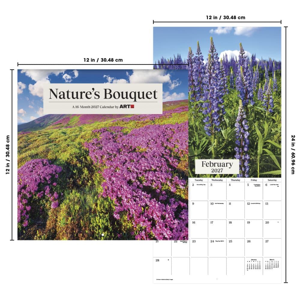 Natures Bouquet 2027 Wall Calendar Sixth Alternate Image