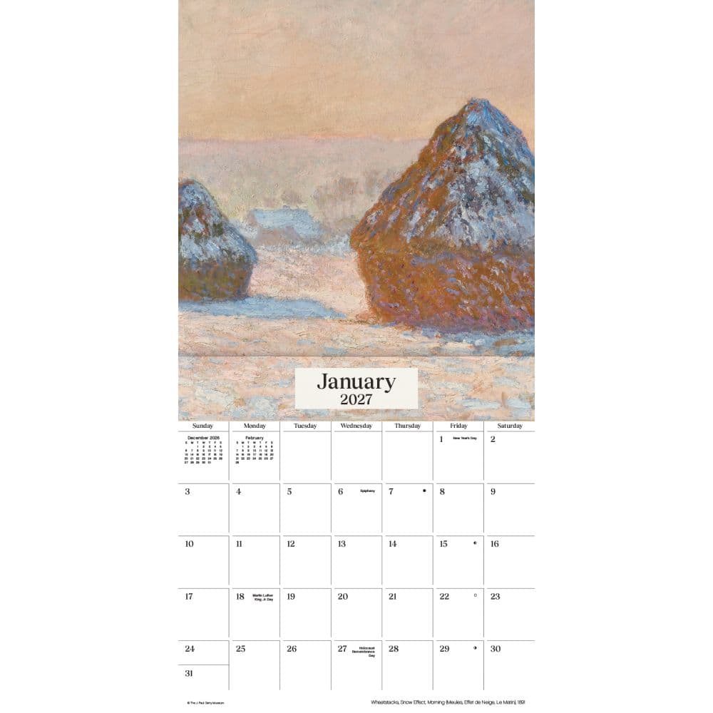 Monet 2027 Wall Calendar First Alternate Image