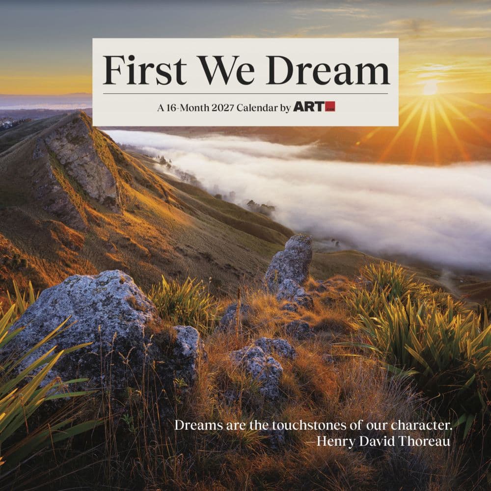image First We Dream 2027 Wall Calendar Main Product Image