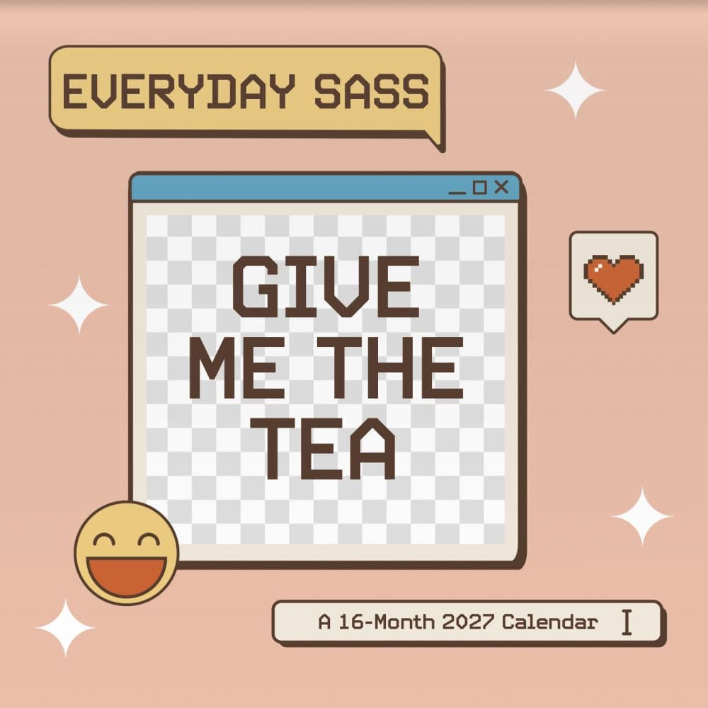 image Everyday Sass 2027 Wall Calendar Main Product Image