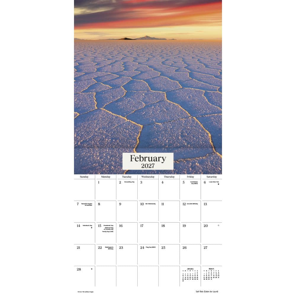Elements of Nature 2027 Wall Calendar Second Alternate Image