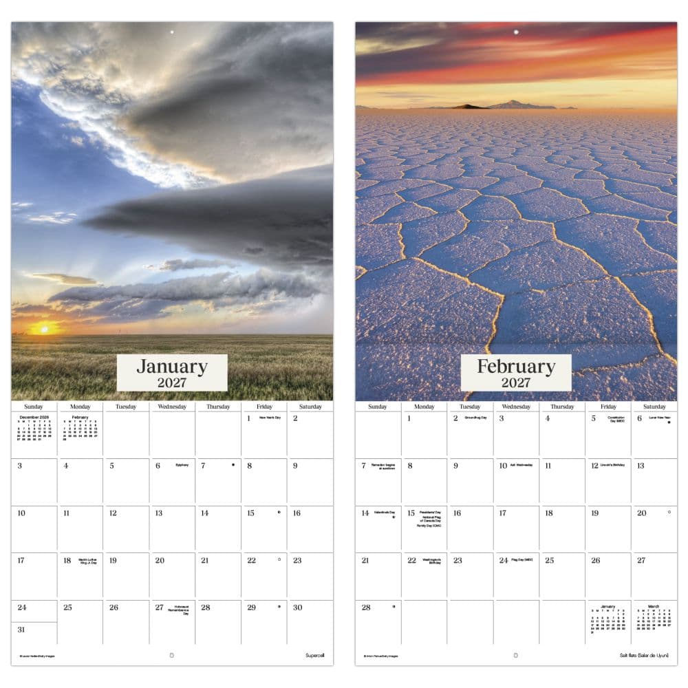 Elements of Nature 2027 Wall Calendar Fifth Alternate Image