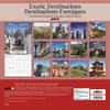 image Exotic Destinations Bilingual French 2027 Wall Calendar Third Alternate Image