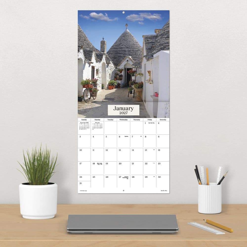 Exotic Destinations 2027 Wall Calendar Fourth Alternate Image