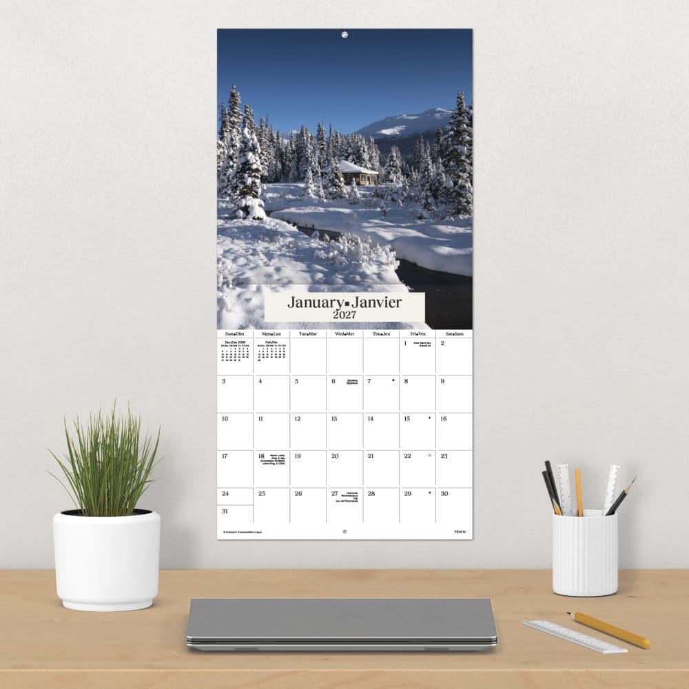 Canadian Prairies Bilingual French 2027 Wall Calendar Fourth Alternate Image