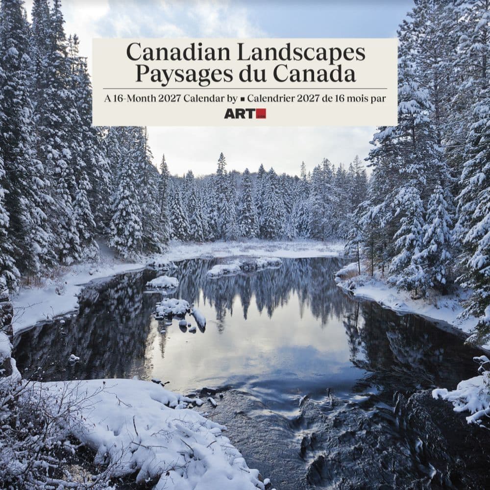 image Canadian Landscapes Bilingual French 2027 Wall Calendar Main Product Image