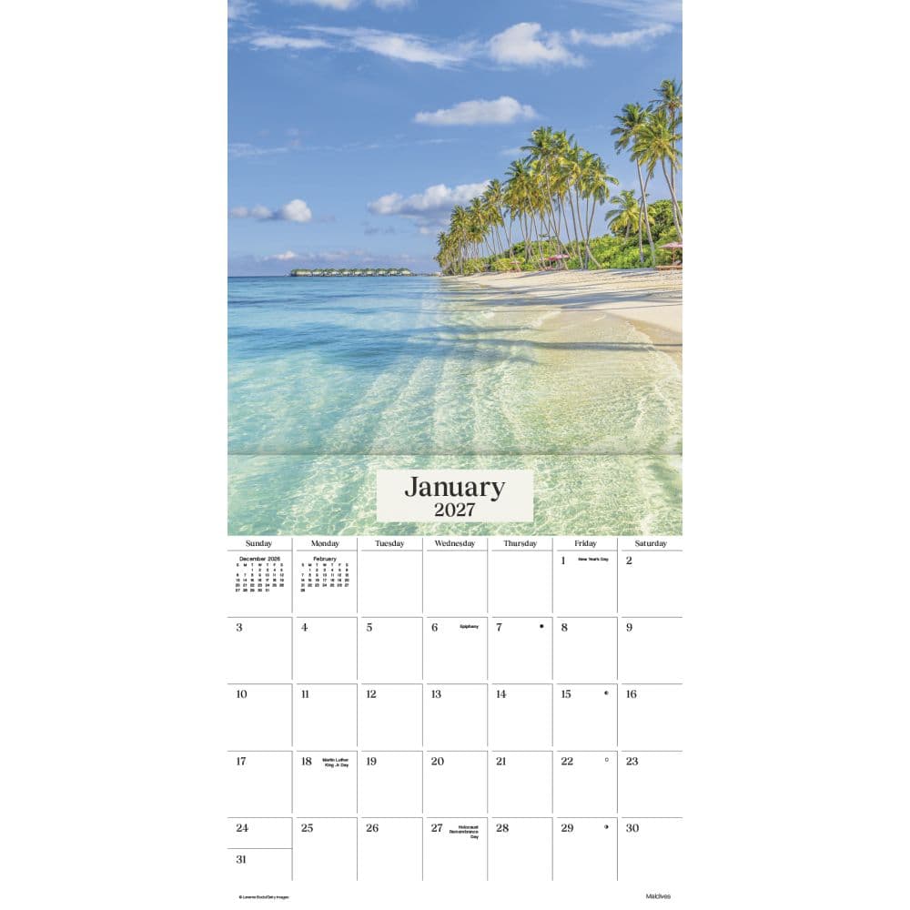 Beaches 2027 Wall Calendar First Alternate Image